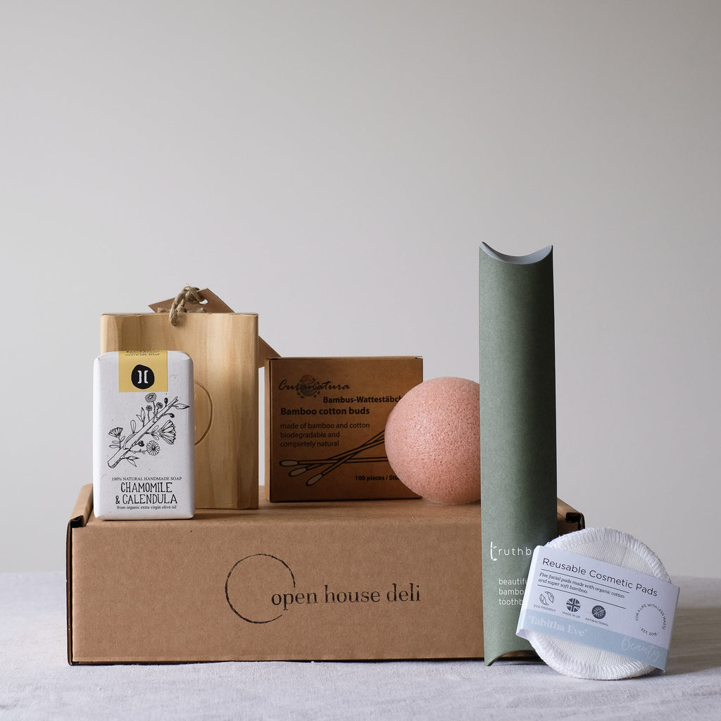 sustainable and plastic free bath and beauty range